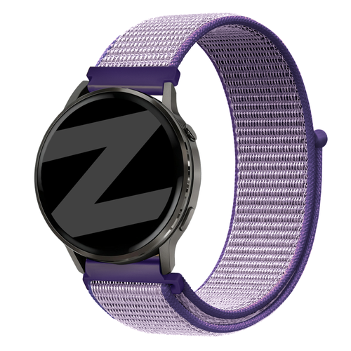 Bandz Garmin Forerunner 255 nylon loop band (blauw)