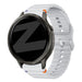 Bandz Garmin Forerunner 645 siliconen band 'Wave' (lichtgrijs)