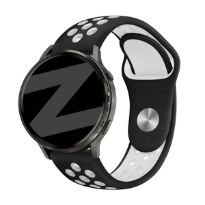 Bandz Garmin Vivoactive 4 Sport Strap 'Deluxe' (Black/White)