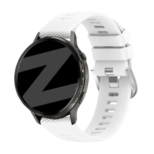 Bandz Garmin Venu 4 - 41mm siliconen band 'Deluxe' (wit)