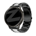 Bandz Garmin Forerunner 265 stalen band 'Classic' (zwart/zilver)
