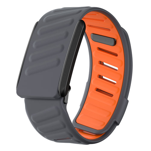 Sport bandje geschikt voor Whoop 4.0 (donkergrijs/oranje)