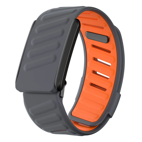 Sport bandje geschikt voor Whoop 4.0 (donkergrijs/oranje)