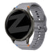 Bandz Garmin Forerunner 645 siliconen band 'Wave' (donkergrijs)