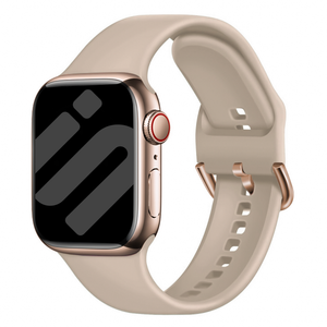 Apple Watch Silk Silicone Strap (Milk Tea)