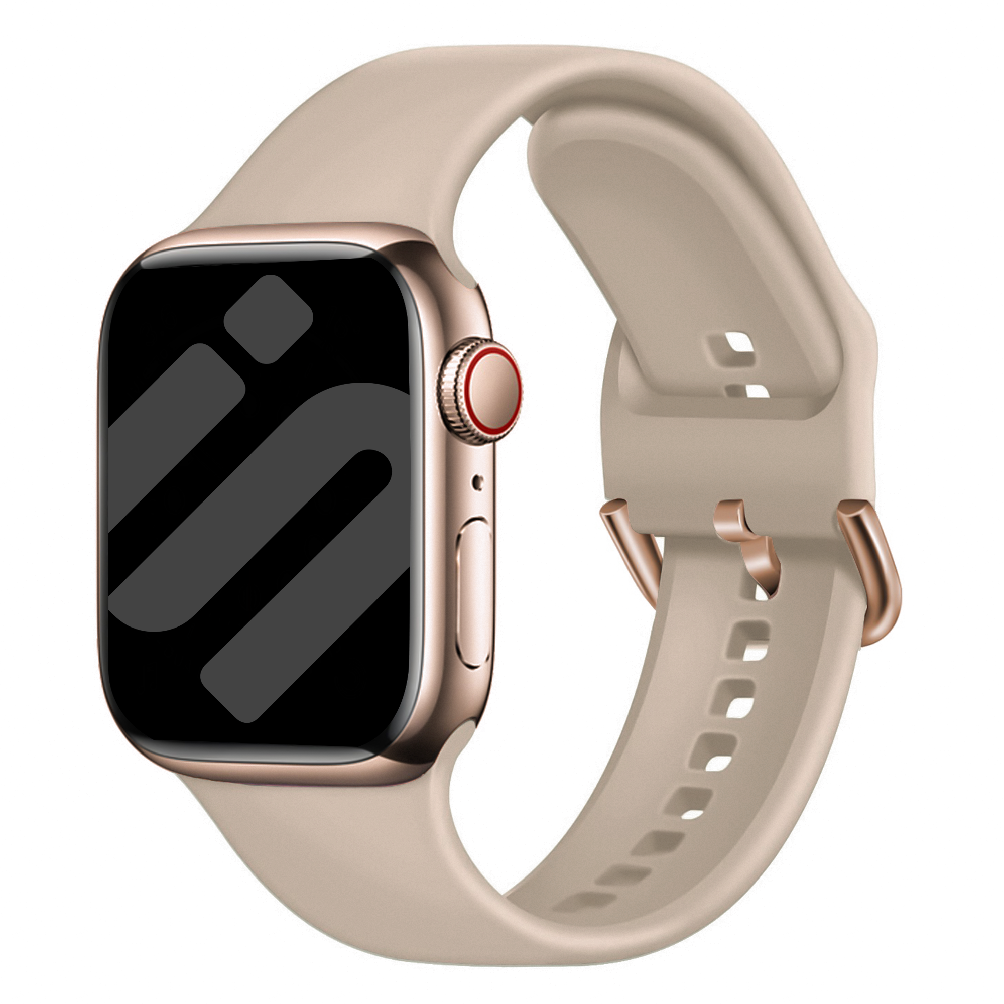 Apple Watch Silk Silicone Strap (Milk Tea)