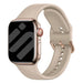 Apple Watch silk siliconen bandje (milk tea)