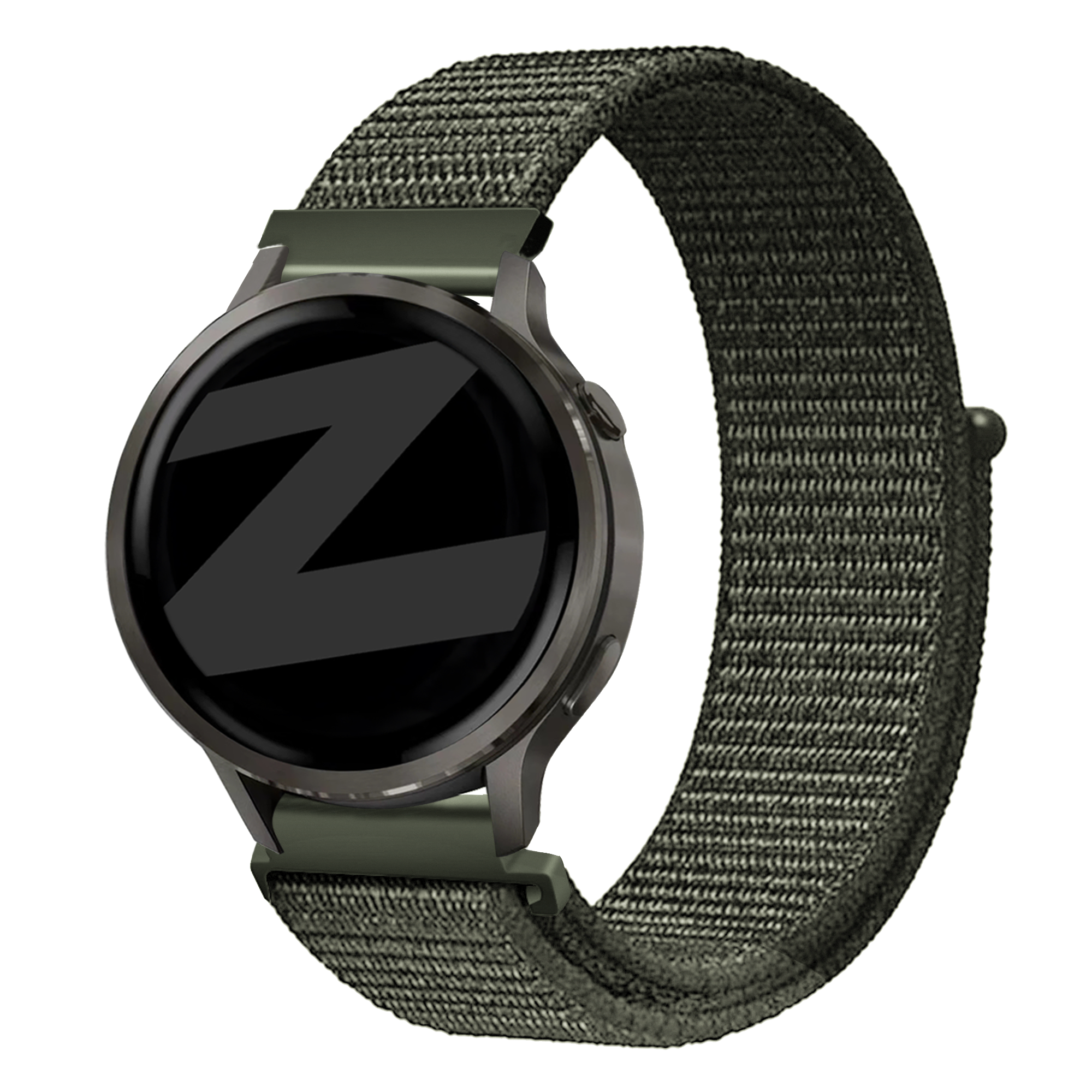Bandz Garmin Vivomove 3s Nylon Loop Strap (Dark Green)
