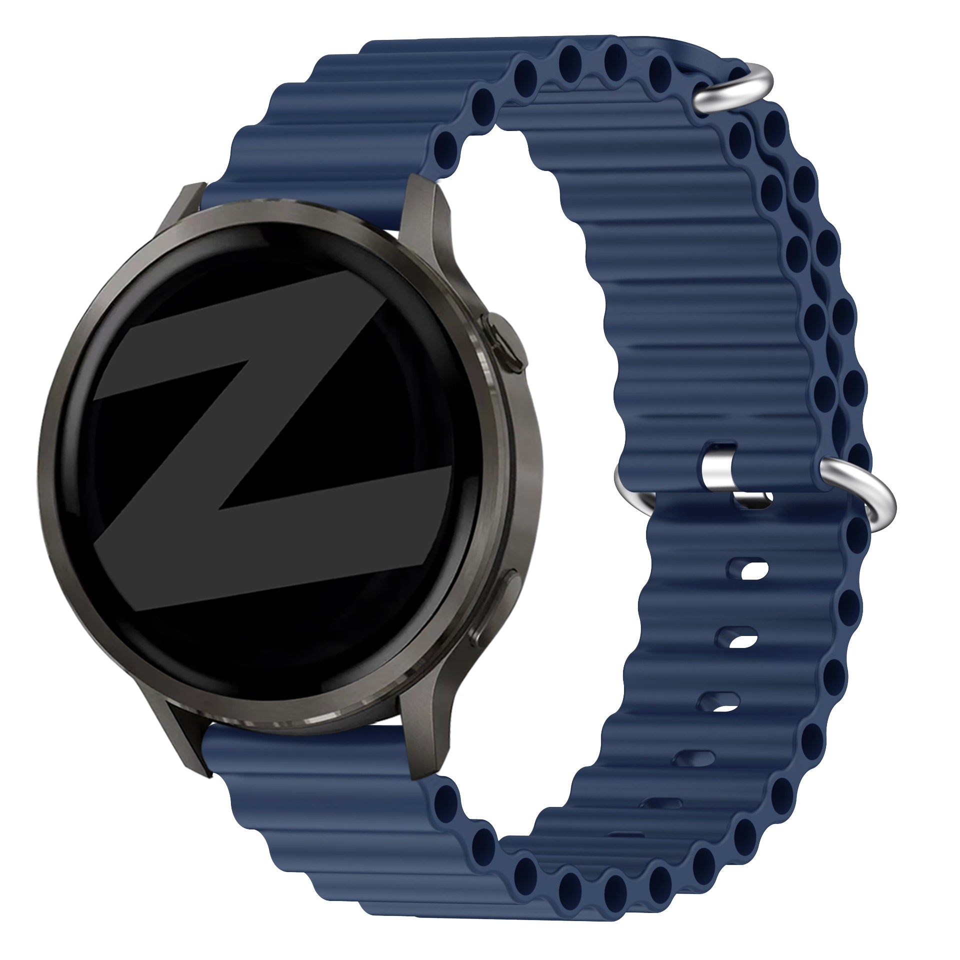 Bandz Garmin Vivoactive 3 ocean bandje 'Classic' (donkerblauw)