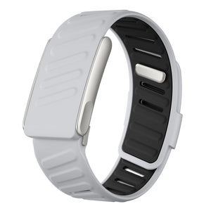 Sport bandje geschikt voor Whoop MG (lichtgrijs/zwart)