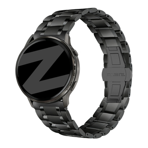 Bandz Garmin Venu 4 - 41mm Steel Link Strap 'Deluxe' (Black)