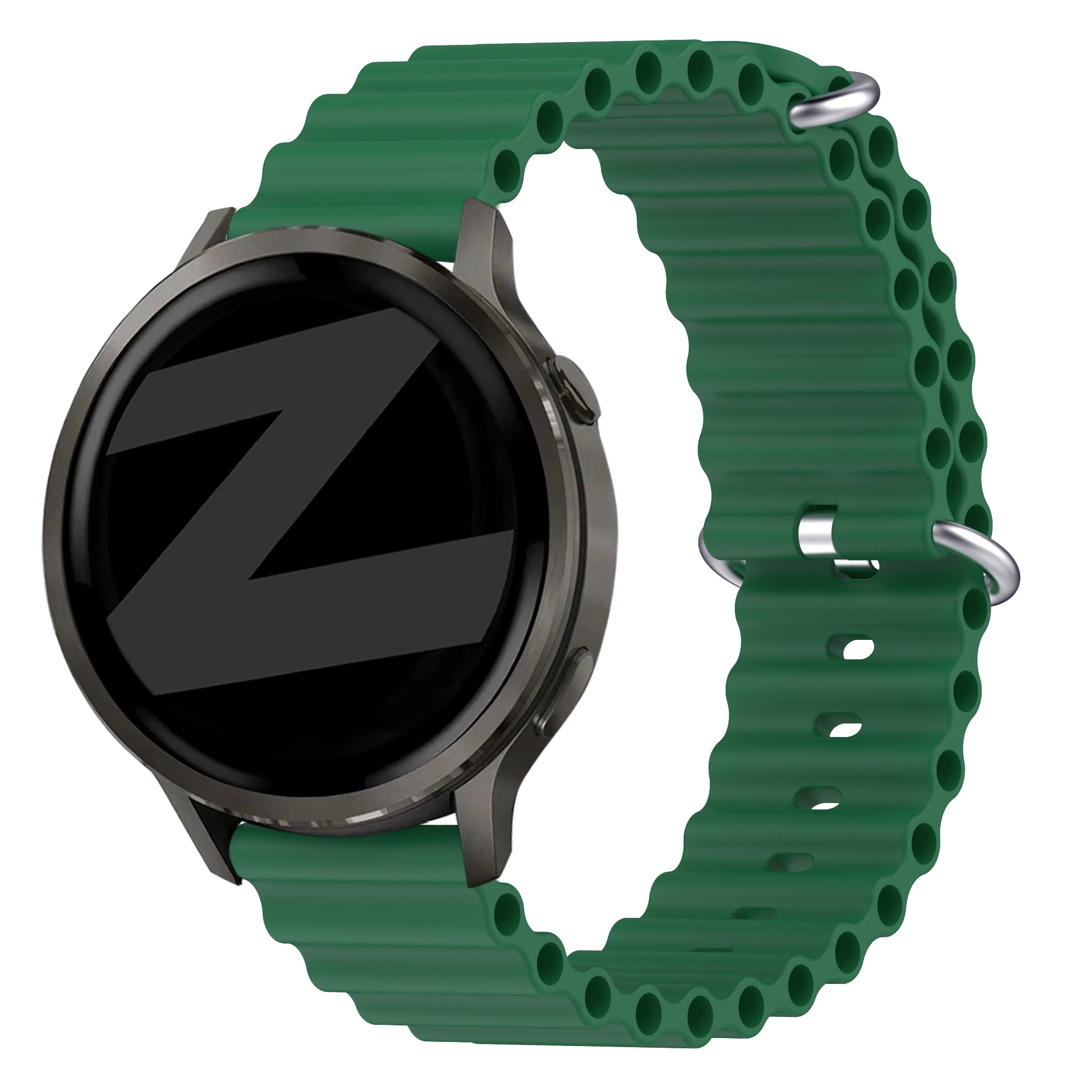 Bandz Garmin Vivoactive 3 ocean bandje 'Classic' (groen)