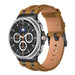 Samsung Galaxy Watch 8 - 44mm Solid Leather Strap (Brown)