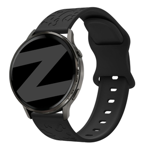 Bandz Garmin Forerunner 645 siliconen band 'Leopard' (zwart)