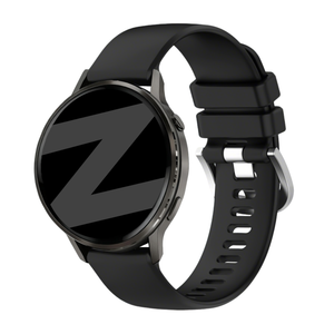 Bandz Garmin Forerunner 265s siliconen band 'Classic' (zwart)
