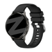 Bandz Garmin Forerunner 265s siliconen band 'Classic' (zwart)