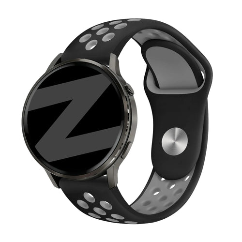Bandz Garmin Forerunner 70 Sport Strap 'Deluxe' (Black/Grey)