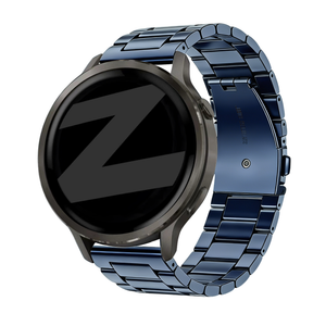 Bandz Garmin Forerunner 570 - 47mm Steel Strap 'Classic' (Blue)