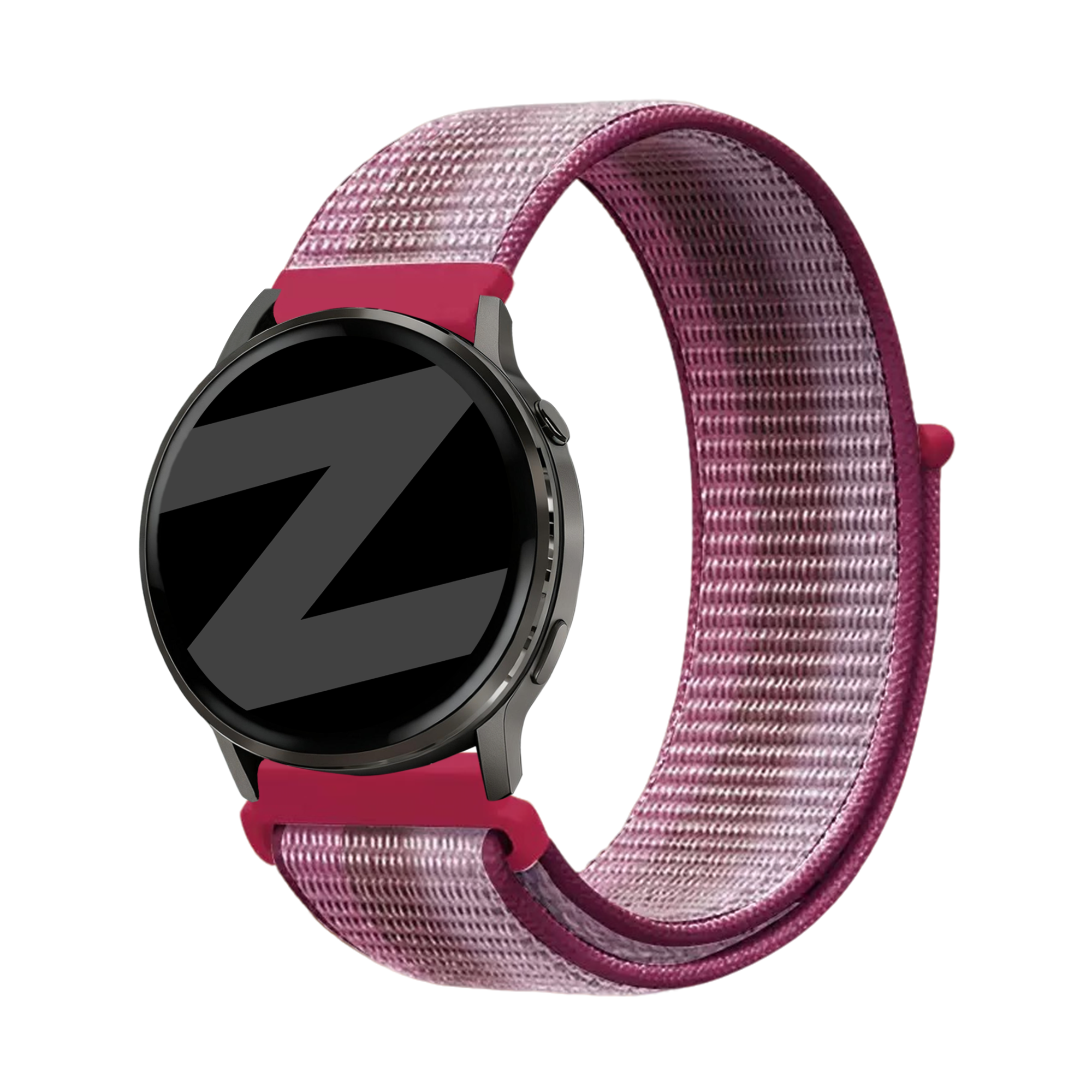 Bandz Garmin Vivoactive 4s nylon loop band (berry)
