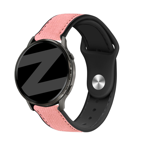 Bandz Garmin Approach S42 Leather Strap 'Hybrid' (Pink)