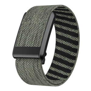 Nylon bandje geschikt voor Whoop 4.0 (grijs-groen)