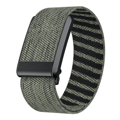 Nylon bandje geschikt voor Whoop 4.0 (grijs-groen)