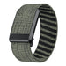Nylon bandje geschikt voor Whoop 4.0 (grijs-groen)