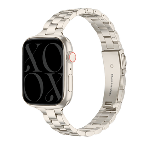 xoxo Wildhearts Apple Watch fijn stalen bandje (sterrenlicht)
