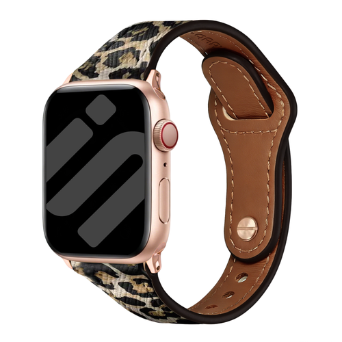 Apple Watch leren bandje (leopard)