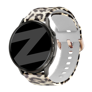 Bandz Garmin Vivoactive 3 siliconen band 'Lucky Leopard'