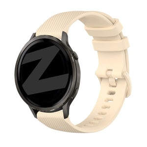 Bandz Garmin Forerunner 570 - 47mm siliconen band 'Premium' (beige)