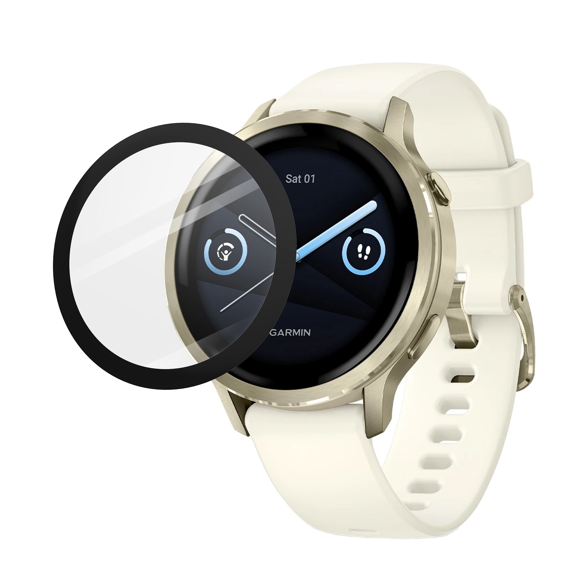 Screenprotector met One-Click tool - Garmin Venu 4 - 41mm