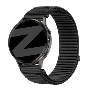 Bandz Garmin Vivoactive 4 Nylon Strap 'Wave' (Black)