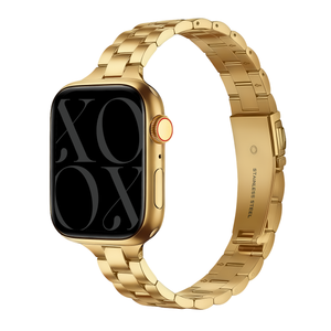 xoxo Wildhearts Apple Watch fijn stalen bandje (goud)
