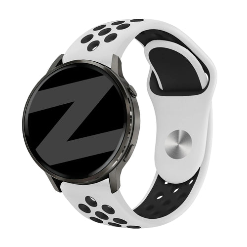 Bandz Garmin Forerunner 70 Sport Strap 'Deluxe' (White/Black)