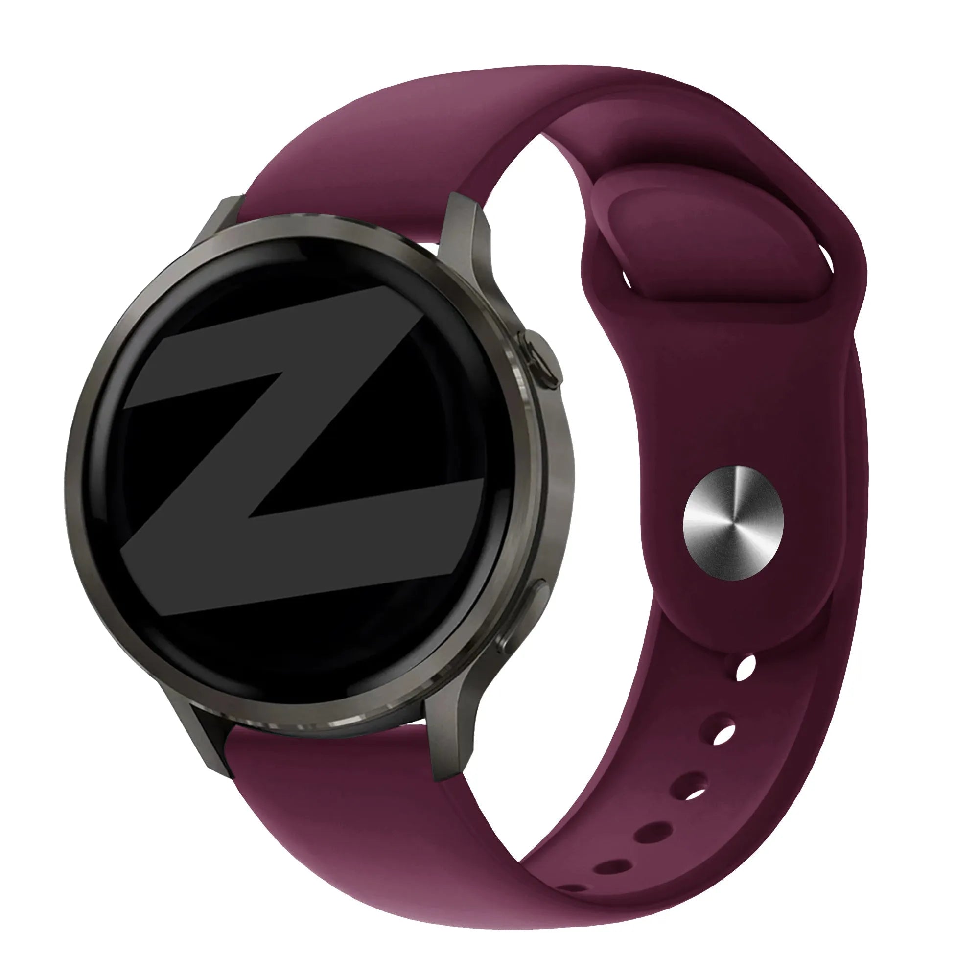 Bandz Garmin Forerunner 265s sport band 'Deluxe' (wijnrood)