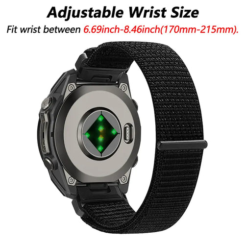 Garmin Quatix 8 Pro - 47mm Premium Nylon Strap (Dark Grey)