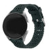Samsung Galaxy Watch FE siliconen bandje met patroon (dennengroen)
