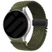 Garmin Venu gevlochten band met P-buckle (groen)