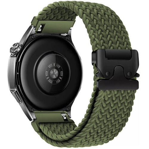 Motorola Moto Watch - 47mm gevlochten band met P-buckle (groen)