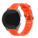 Samsung Galaxy Watch 4 44mm Patterned Silicone Strap (Orange)