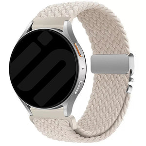 Samsung Galaxy Watch 6 - 44mm gevlochten band met P-buckle (sterrenlicht)