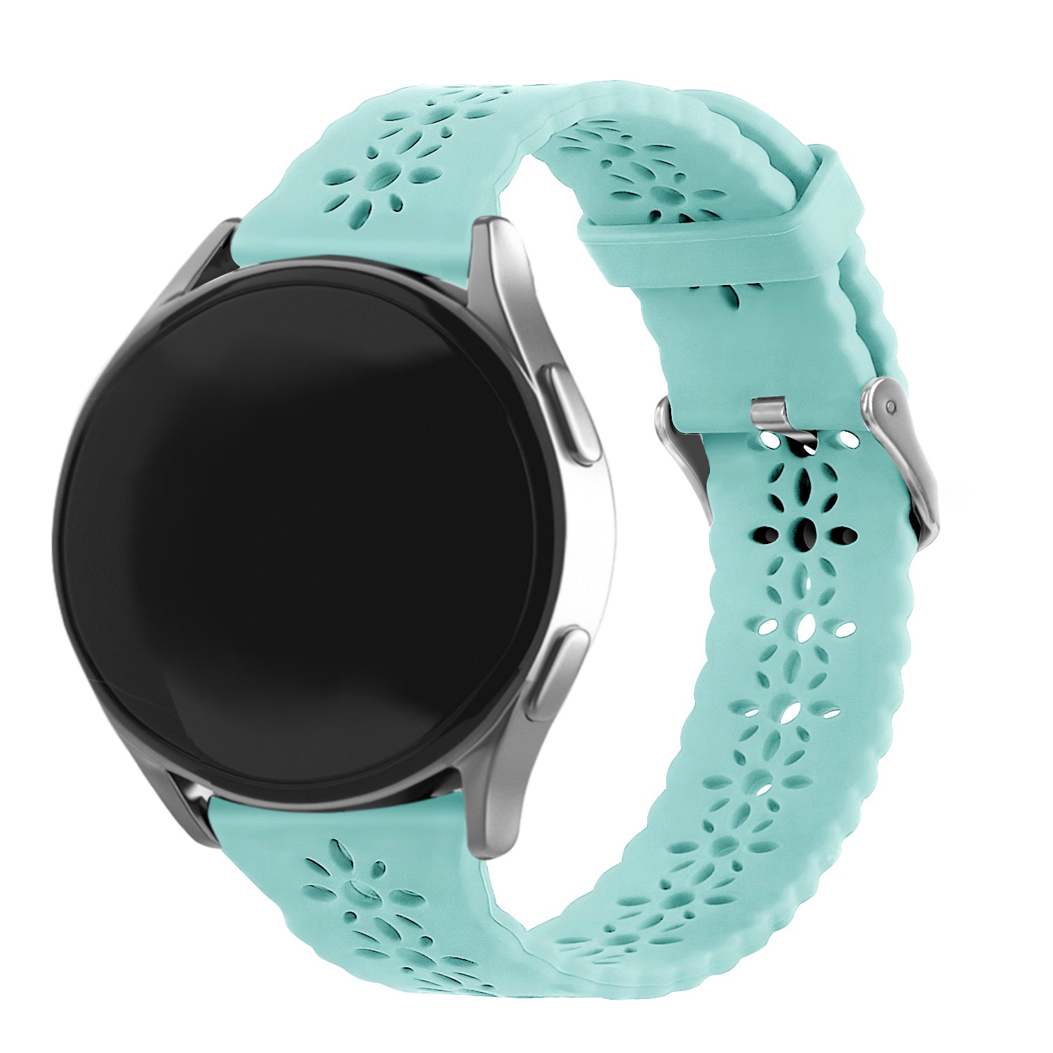 Amazfit Bip U (Pro) siliconen bandje met patroon (blue sea green)