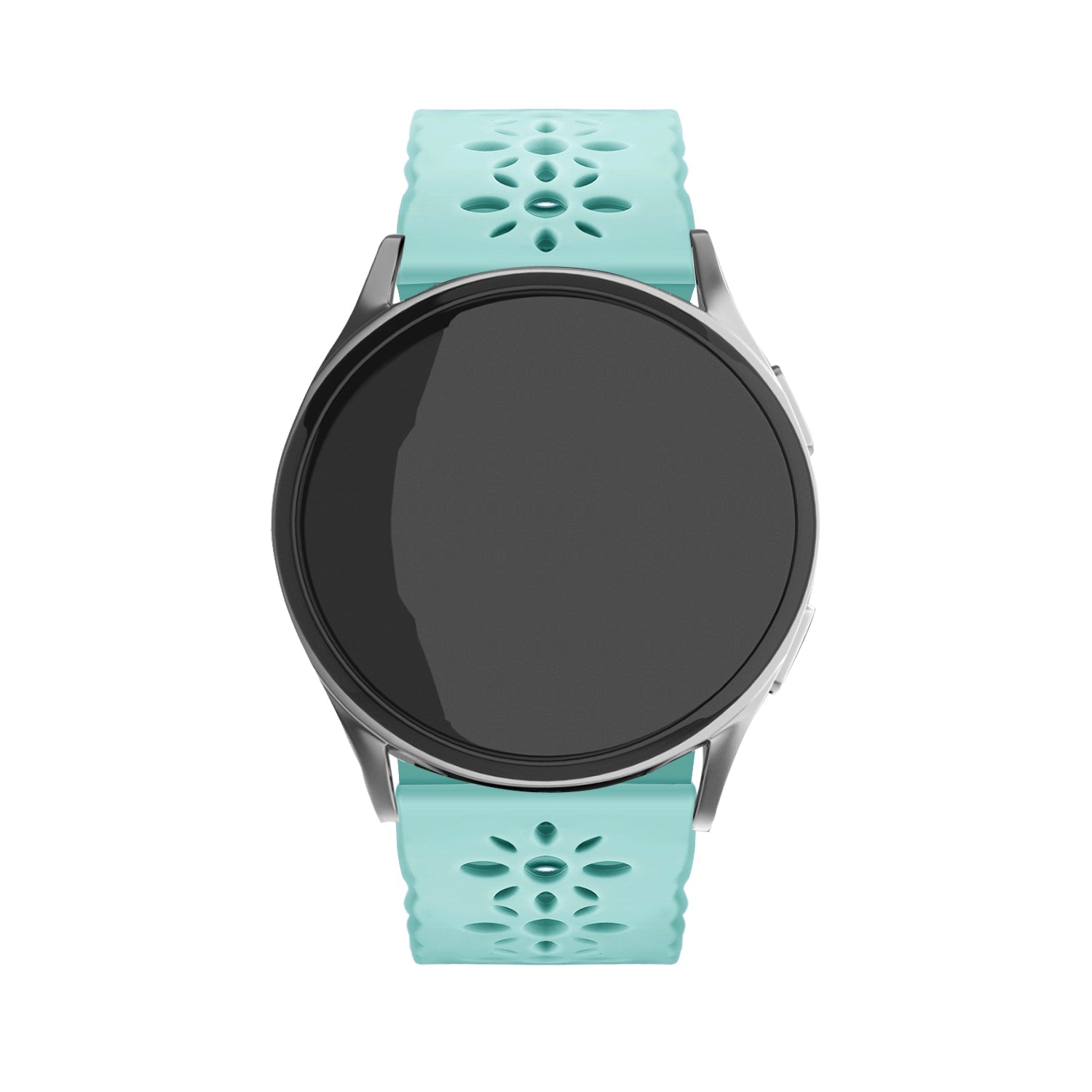 Withings Steel HR Sport Patterned Silicone Strap (Blue Sea Green)