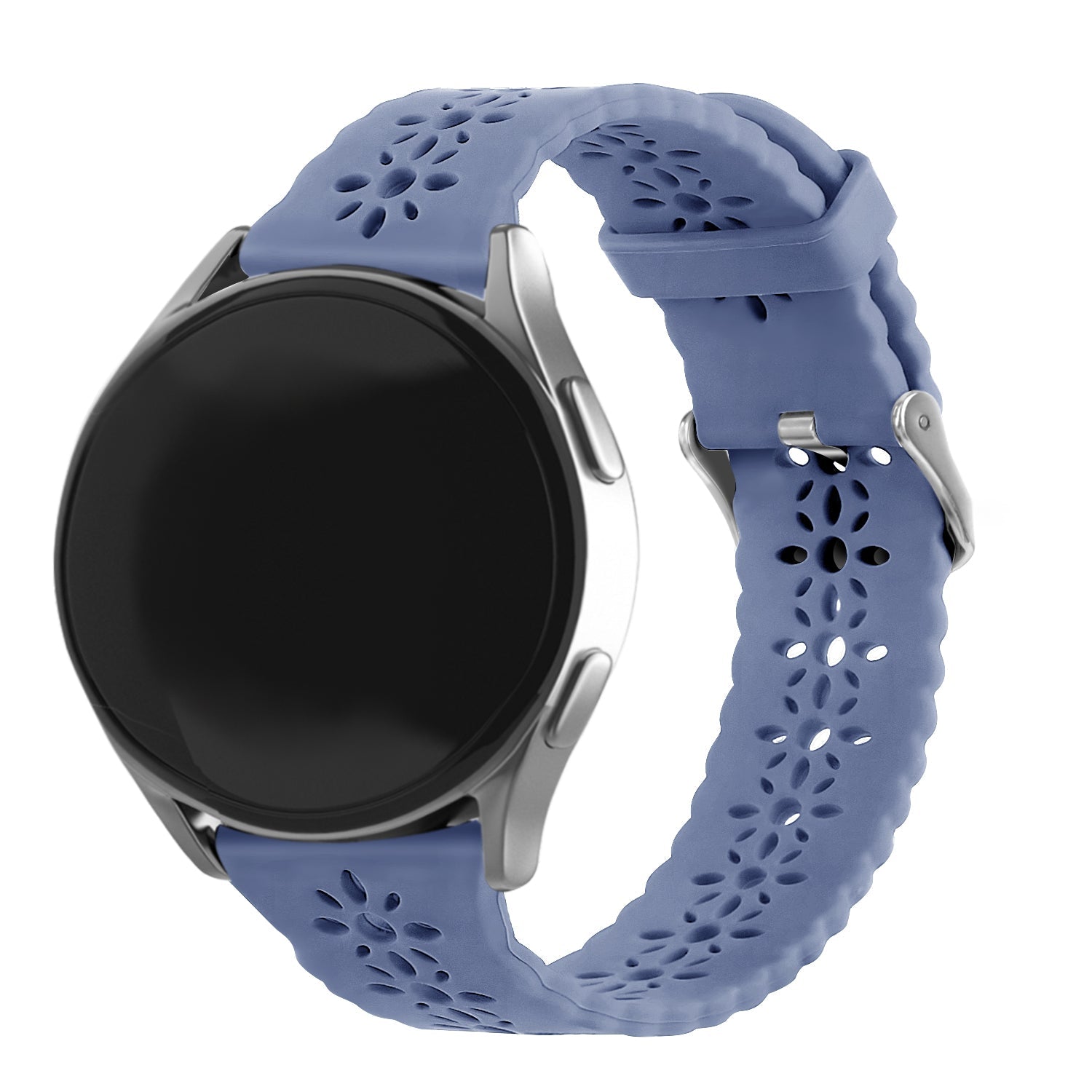 Withings Steel HR Sport siliconen bandje met patroon (lavendel grijs)