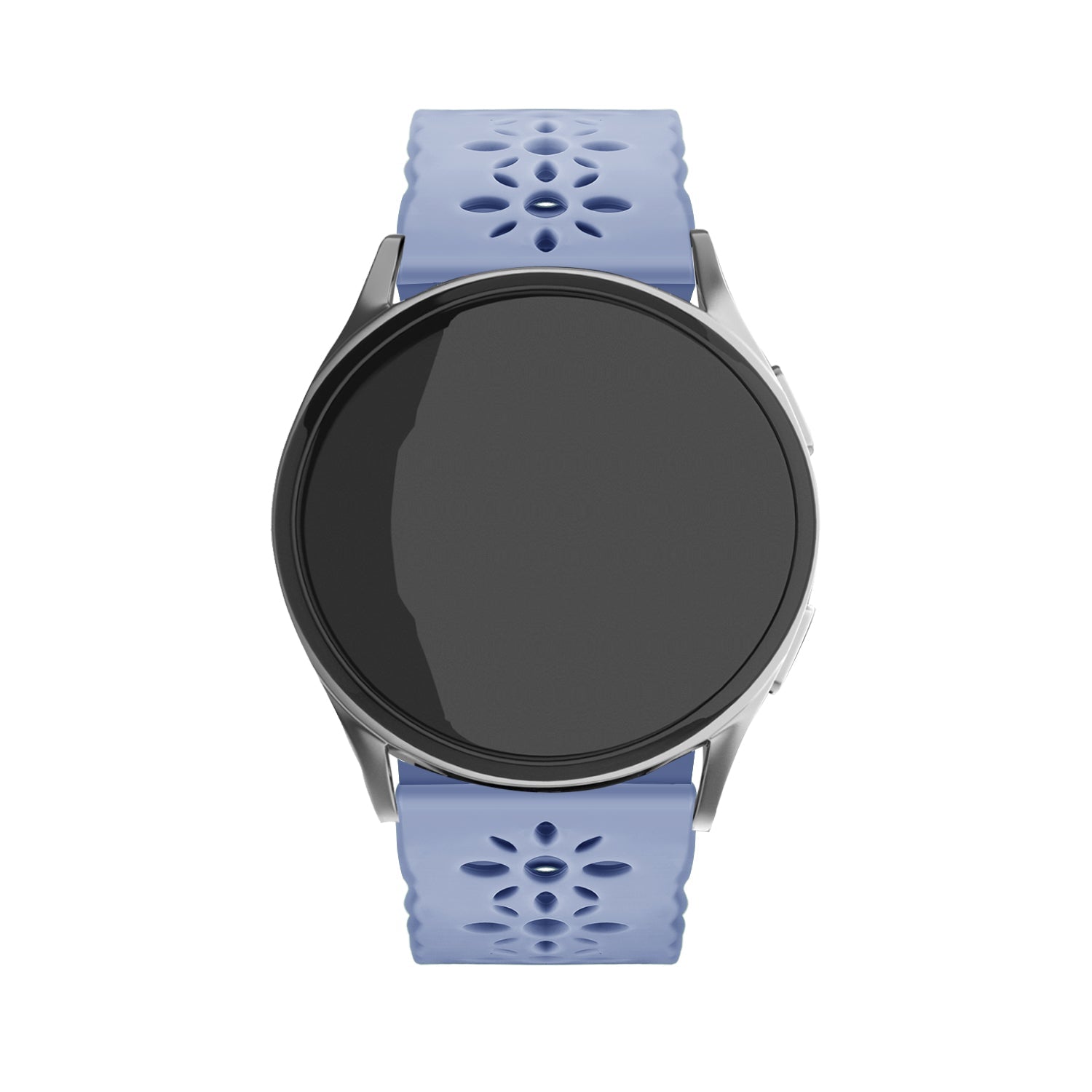 Coros Apex 42mm siliconen bandje met patroon (lavendel grijs)