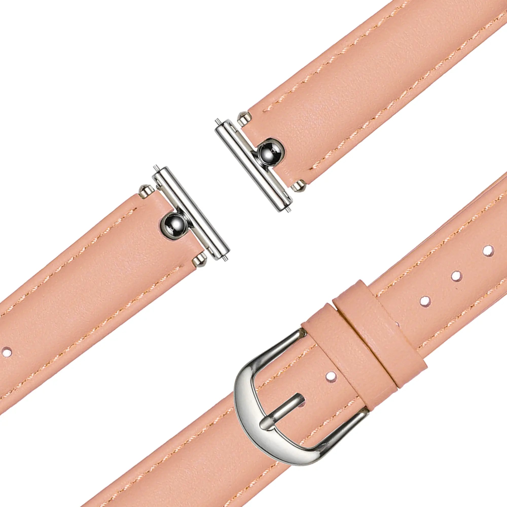 Bandz Garmin Forerunner 55 Lederen band 'Bullet' (roze)