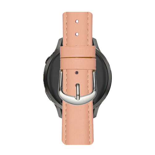 Bandz Garmin Forerunner 55 Lederen band 'Bullet' (roze)