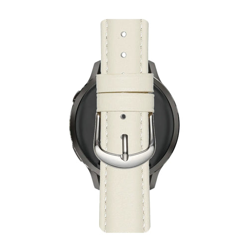 Bandz Gard Pro Health Smartwatch 3 - 41mm Leather Strap 'Bullet' (White)