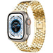 Apple Watch Ultra stalen vis band (goud)